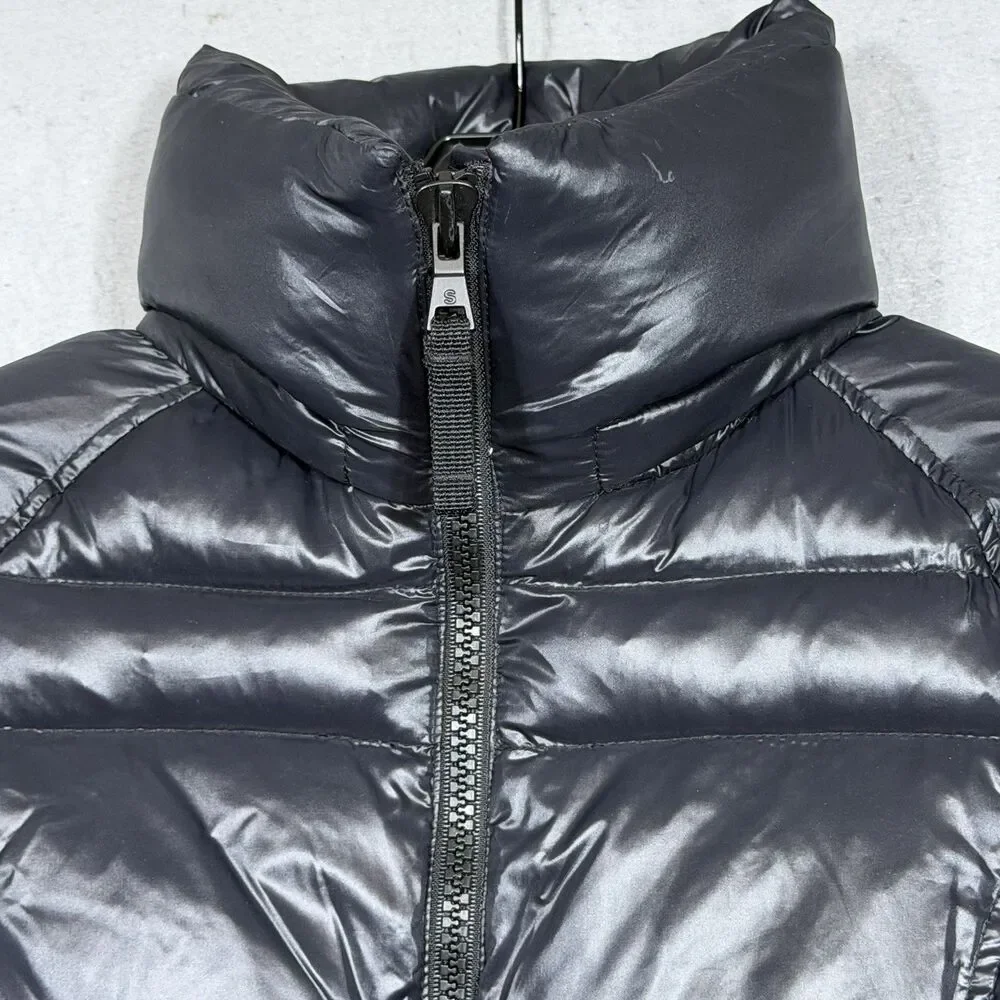 S13 SAM New York Down Puffer Mogul Jacket Girl’s Size Medium Black $180 NO HOOD